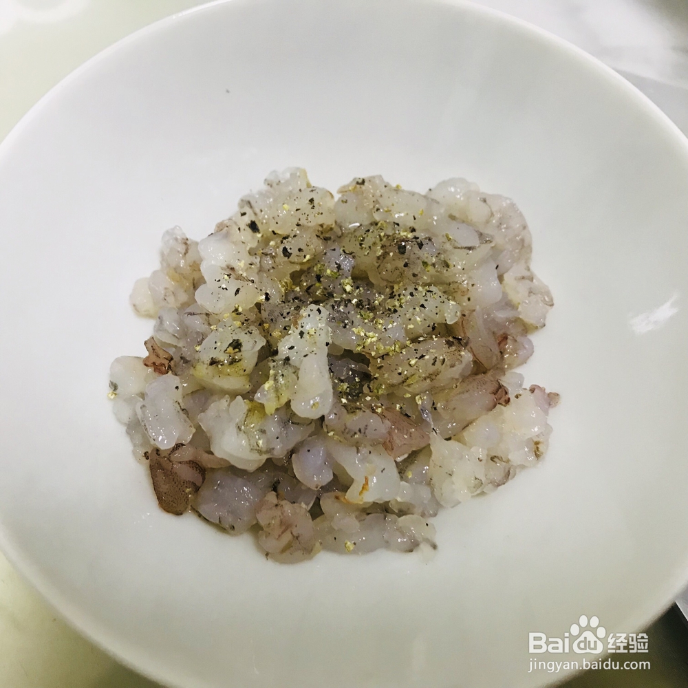 又酥又香的菠菜鸡肉鸡蛋虾仁馅饺子