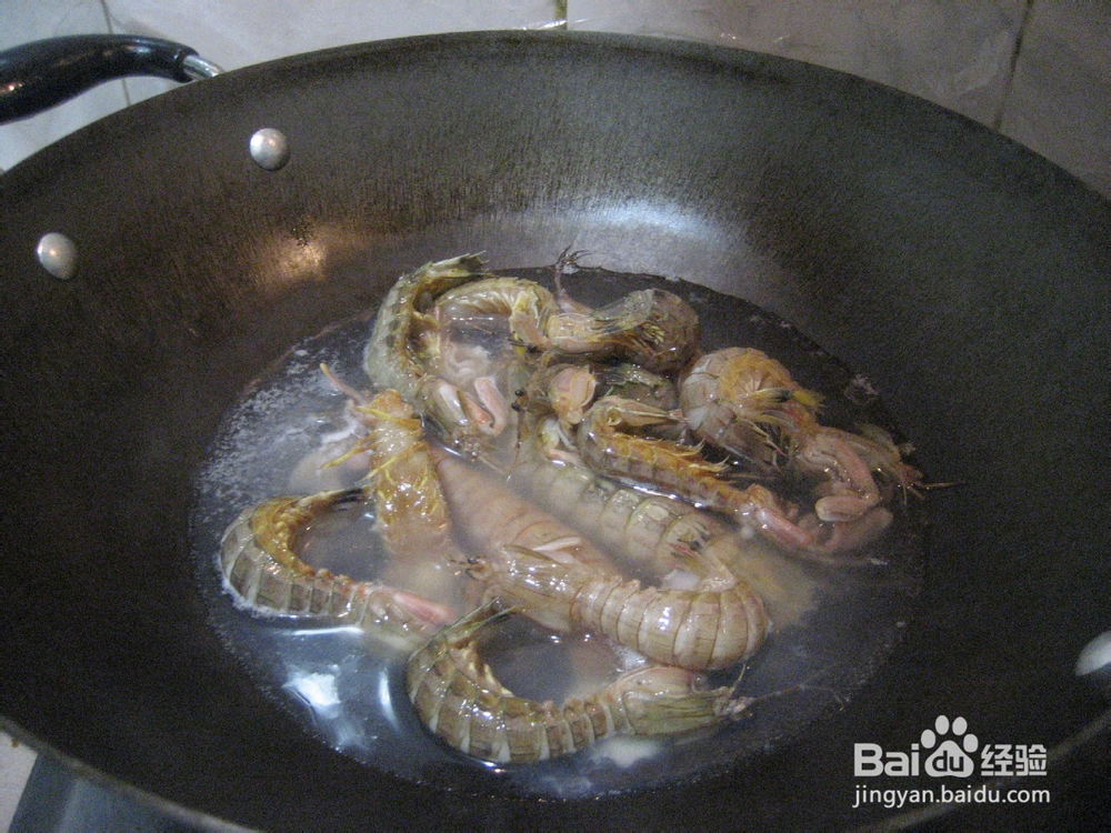 皮皮虾干锅的做法