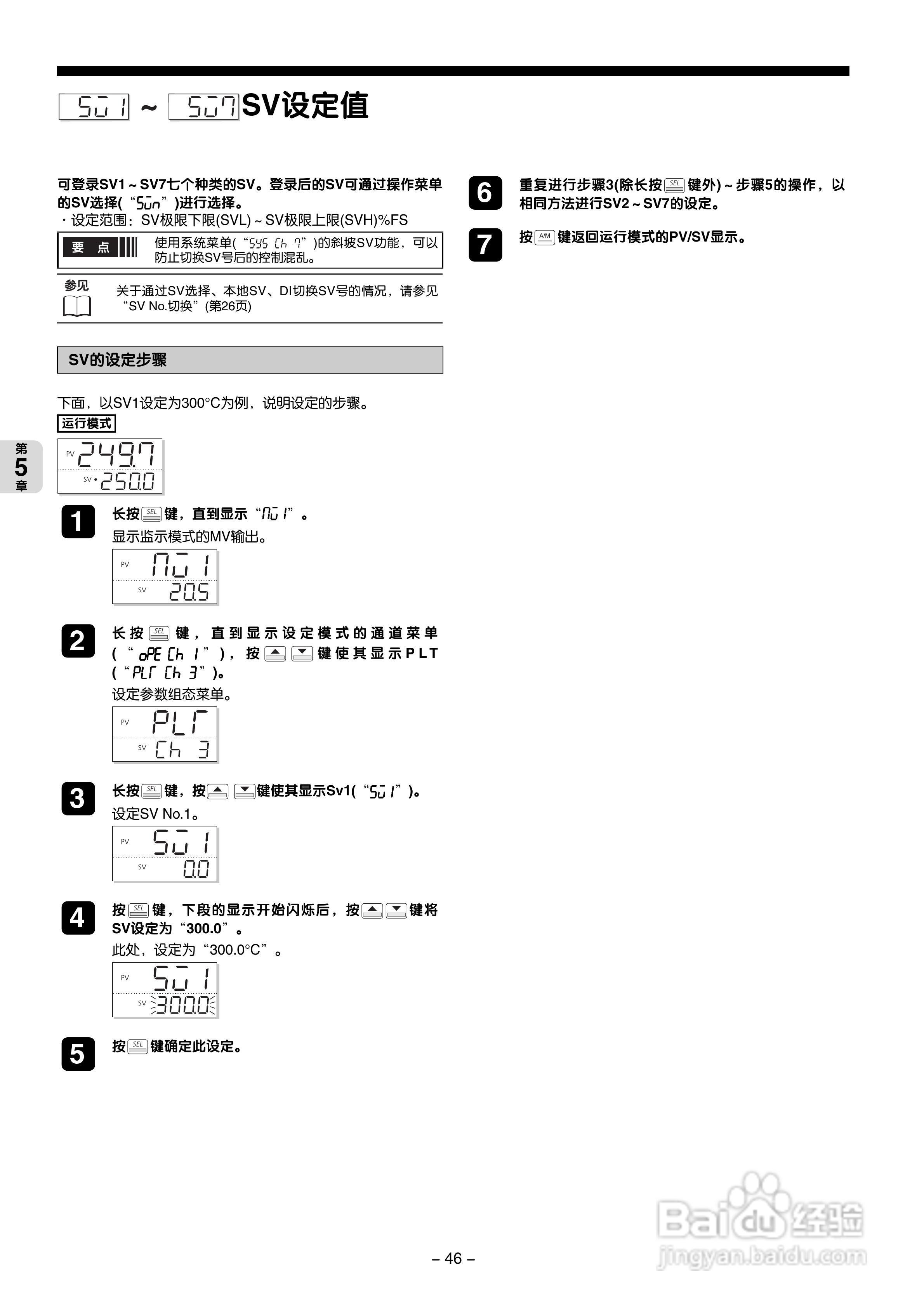 富士电机PXG数字式温度调节器/微型控制器X操作手册:[5]