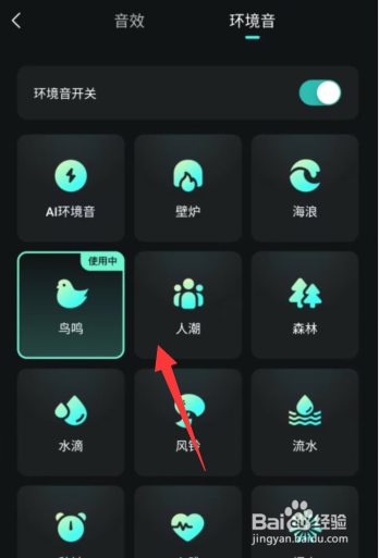 怎么更改波点音乐APP环境音为鸟鸣