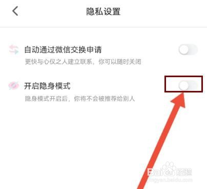 分配对象怎么开启隐身模式