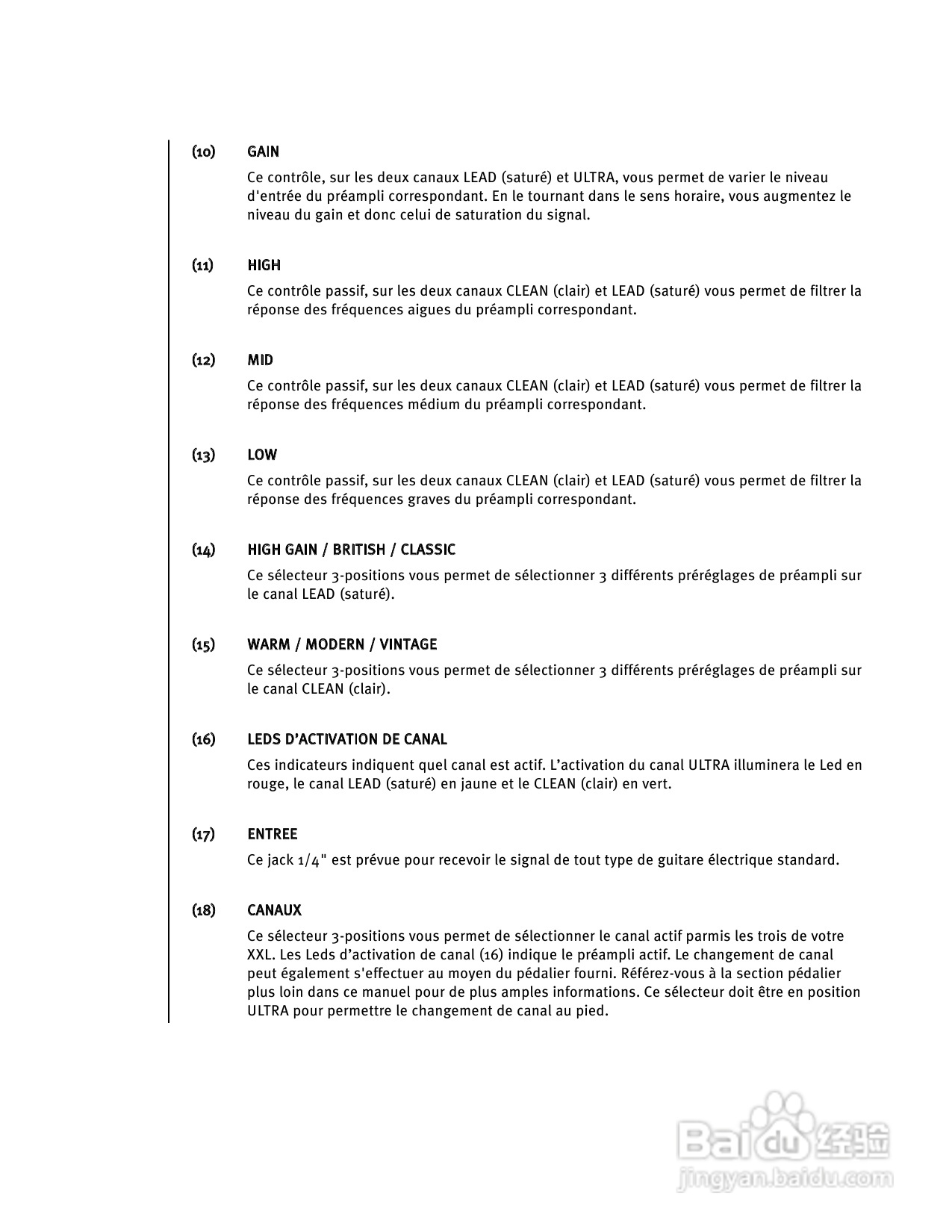 百威 XXL 212 Combo音响说明书:[2]