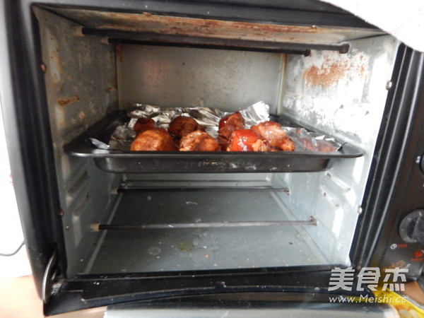 叉烧鸡腿根的做法