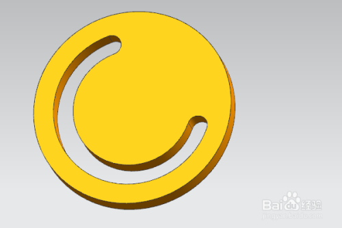 ug10.0练习三维建模八百一十一之环形u形槽