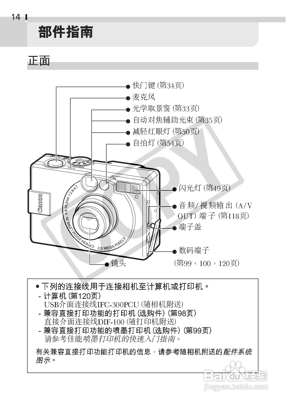 佳能DIGITAL IXUS 330数码相机使用说明书:[2]