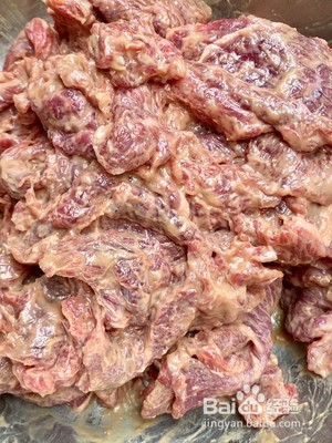 韭香牛肉的做法
