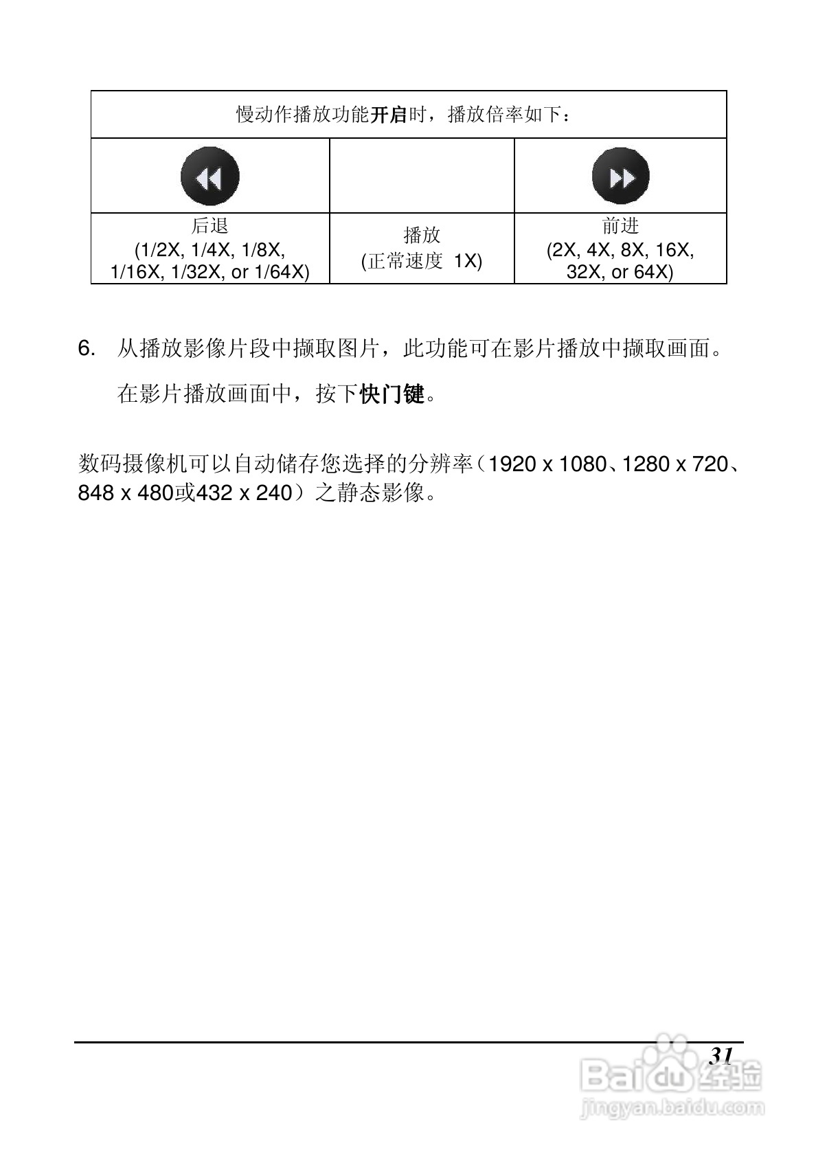 BenQ DV M31数码摄像机使用说明书:[4]