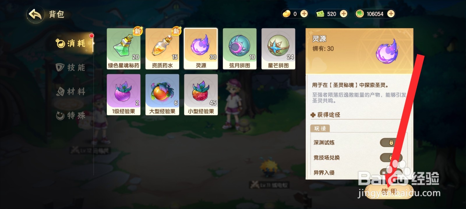 西普大陆如何使用灵源洗练乖乖虎