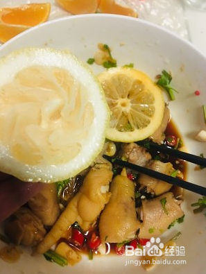 柠檬鸡爪的做法