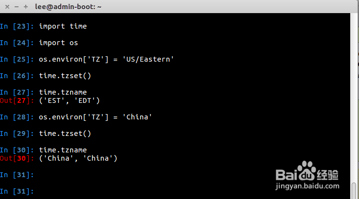 Python库详解之time库--时间访问和转换(续1)