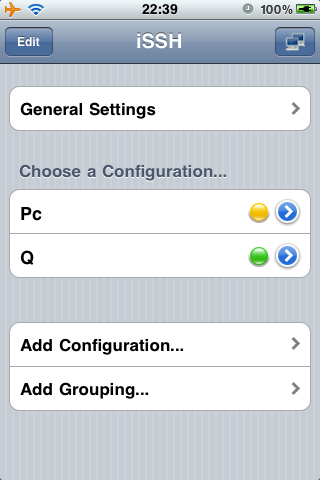 iphone通过telnet远程登录PC