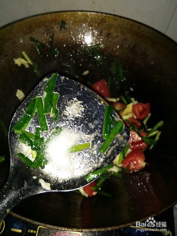 素菜~鸡蛋韭菜烧番茄