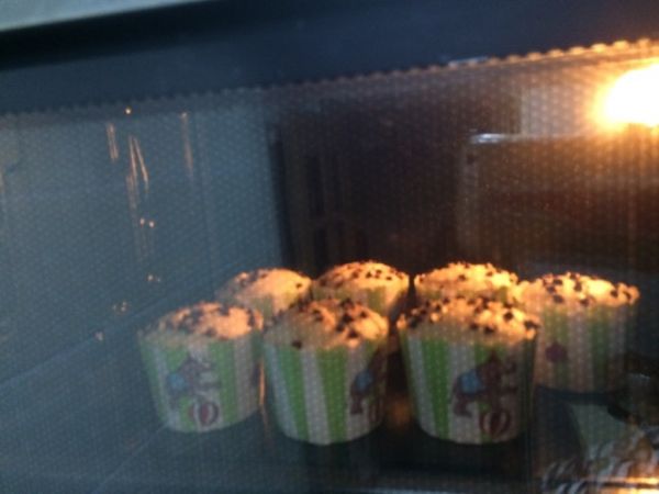 巧克力豆戚风纸杯蛋糕