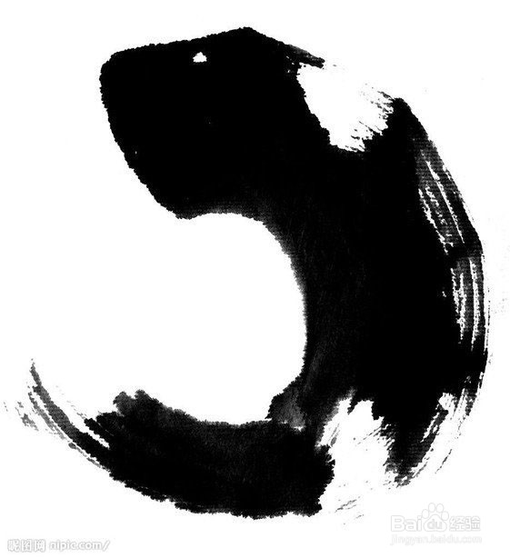 PS特效水墨插图