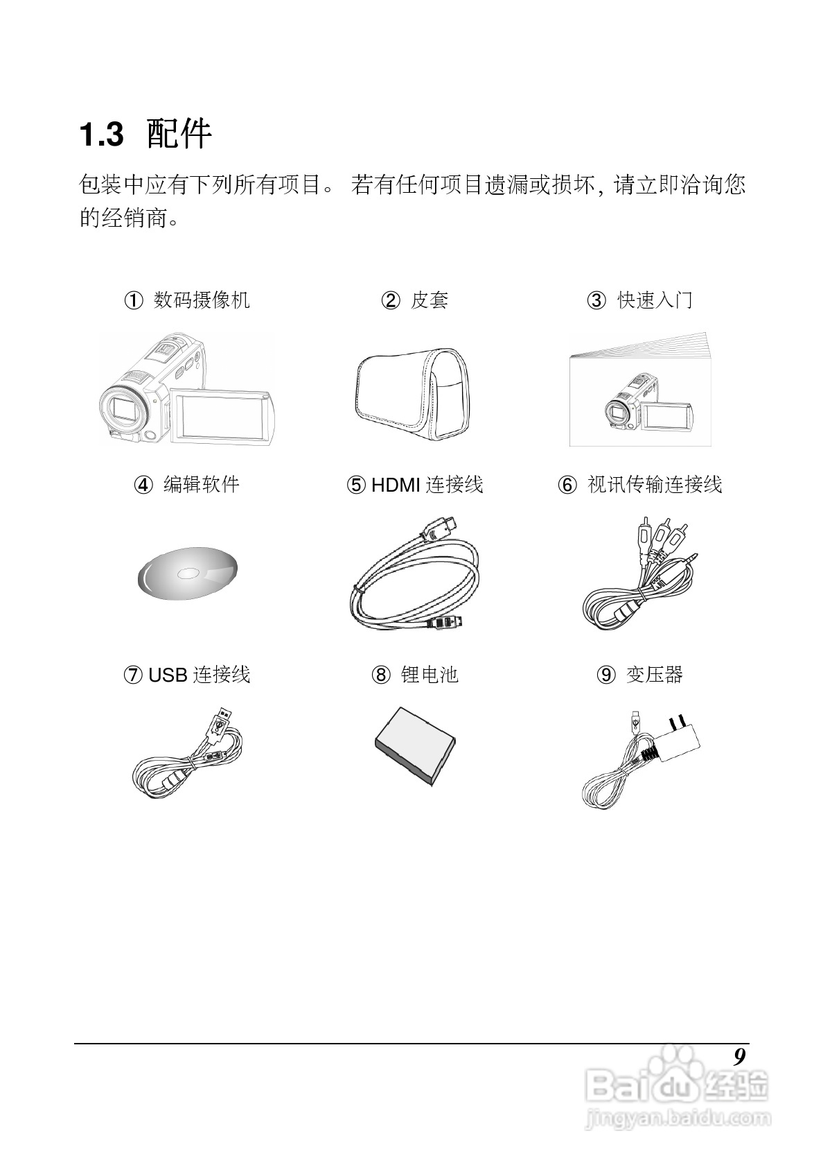 海尔DV-P10数码摄像机说明书:[1]