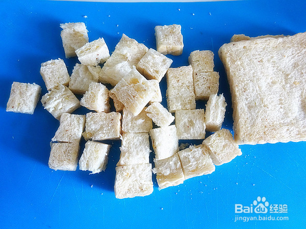 炒鸡蛋炒吐司的制作方法