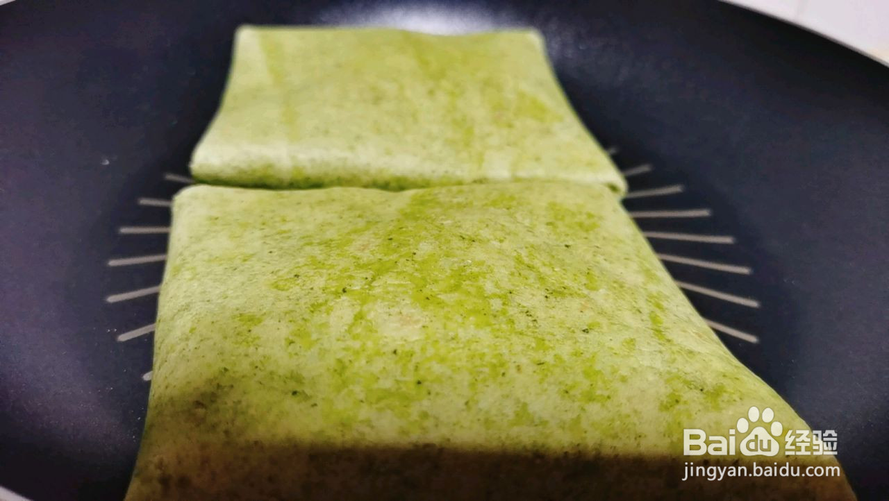 芝士虾仁滑蛋卷饼的做法