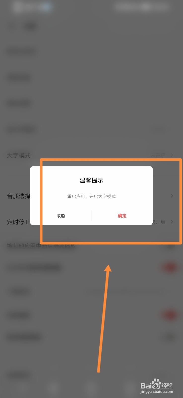 荔枝软件如何设置大字体模式