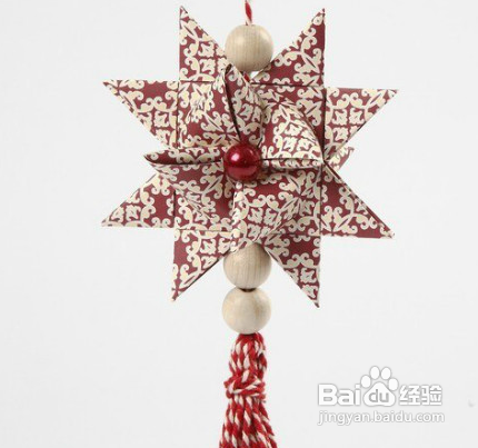 DIY——雪花纸艺饰物
