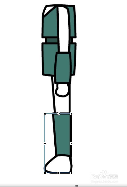 flash做一个侧面形象的走动动作