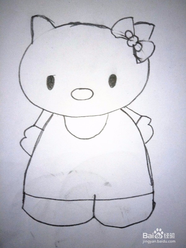 简笔画—Kitty猫的画法