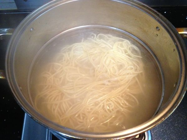 杏鲍菇杂蔬炸酱面