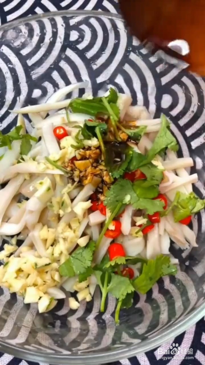 凉拌杏鲍菇在家要怎么做