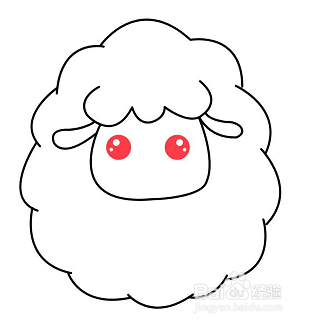 简笔画—如何画好看卡通的小绵羊