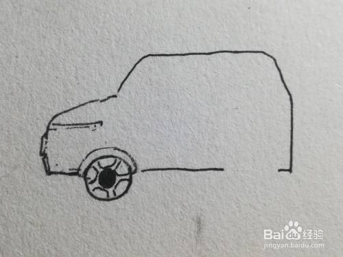车子怎么画简单