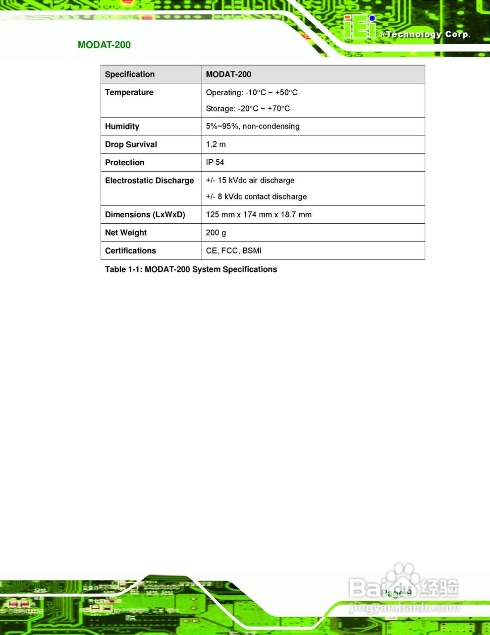 IEI威强MODAT-200车载电脑说明书:[2]