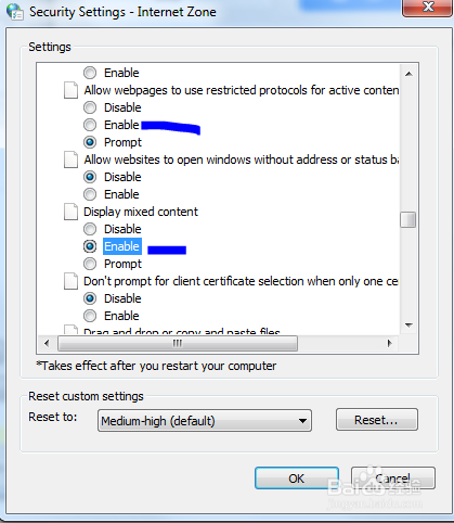 IE11如何显示所有安全内容