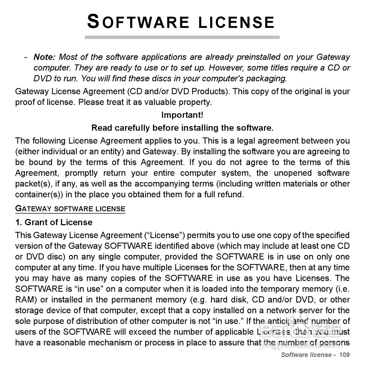 捷威Gateway VG50HC笔记本电脑使用说明书:[12]