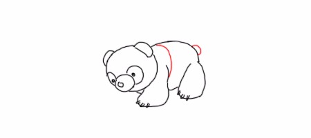 熊猫怎么画简笔画
