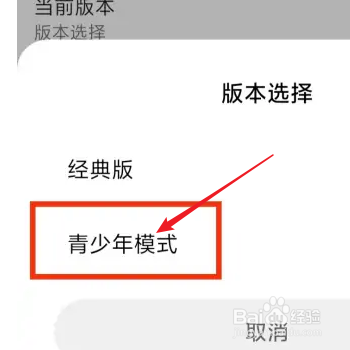 小米视频如何选择青少年模式？