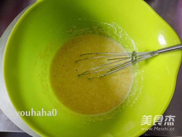 奶香玉米饼的做法