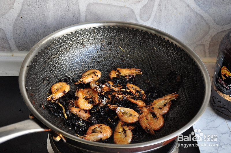 梅干菜虾的做法