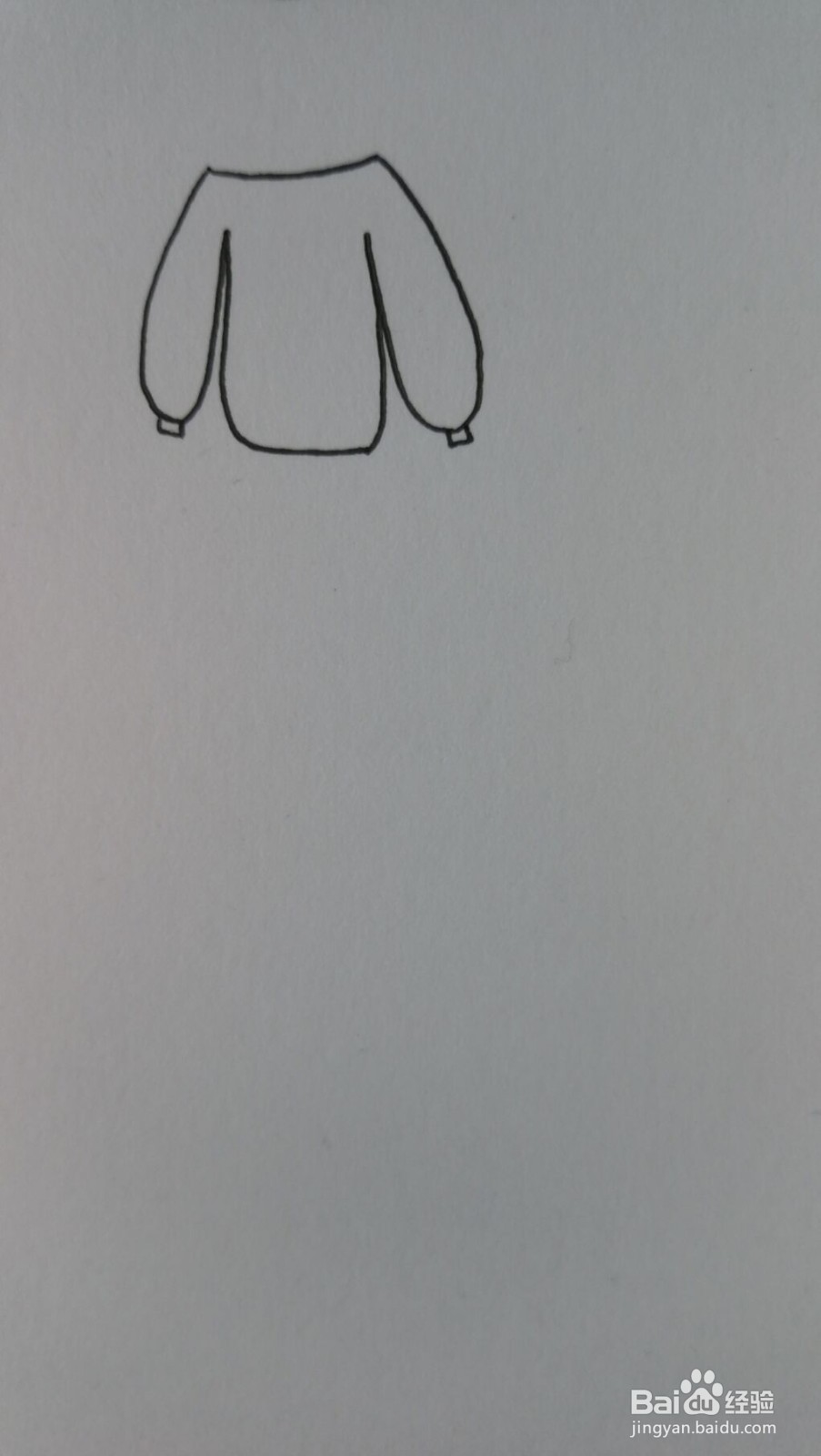 衣服的简笔画之画法二十四