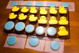 立体小鸭子糖霜饼干