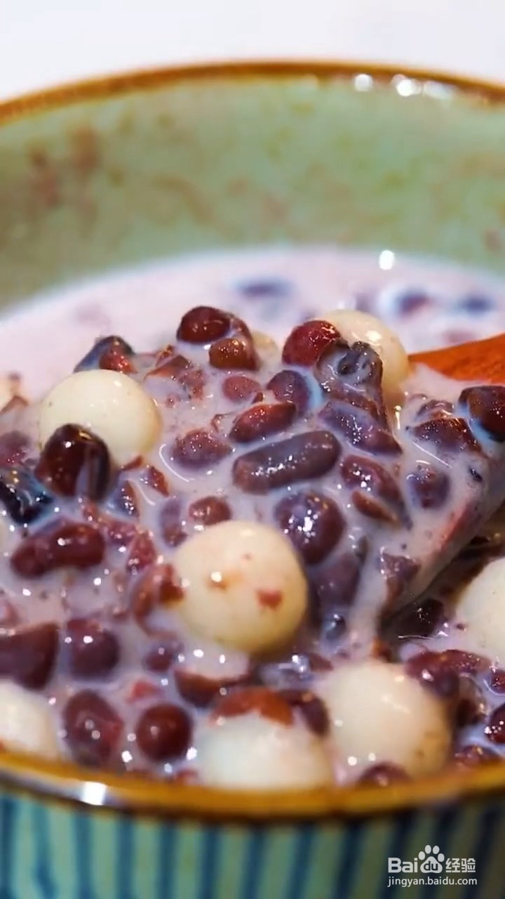 怎样在家正确自制红豆糯米丸子汤