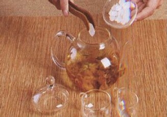 金莲花金盏菊香茶排毒清肠花草茶冲泡步骤