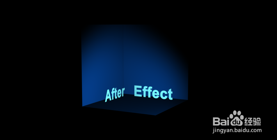 AE聚光灯已开投影,文字没有阴影效果怎么办