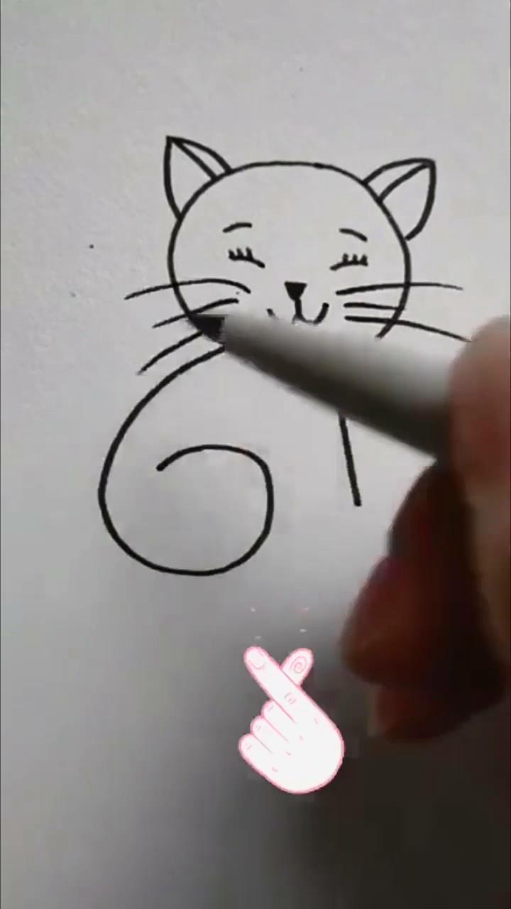 小猫咪简笔画怎么画