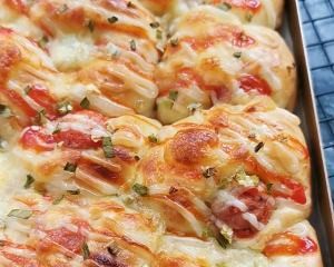 香葱芝士烤肠小面包怎么做好吃