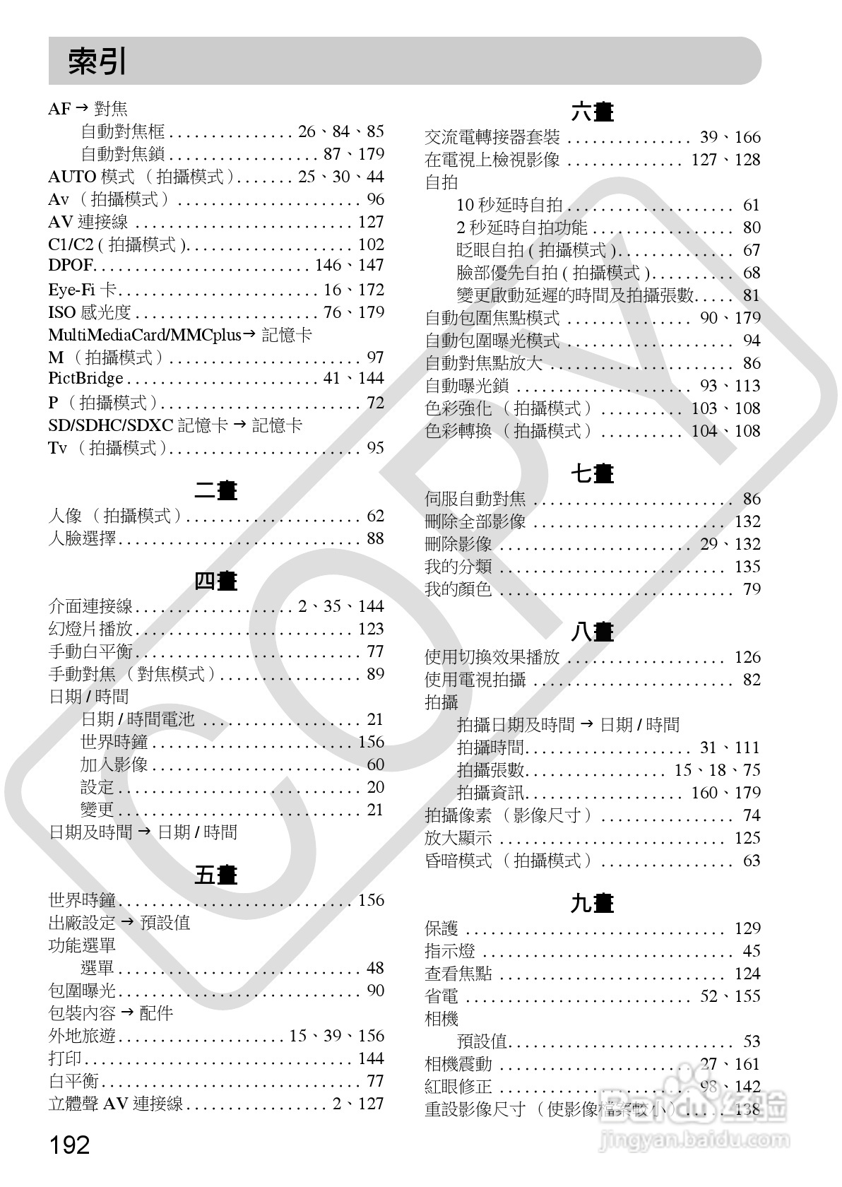 Canon PowerShot SX30IS相机使用者说明书:[20]