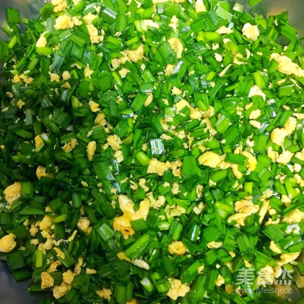 生煎韭菜鸡蛋饺子