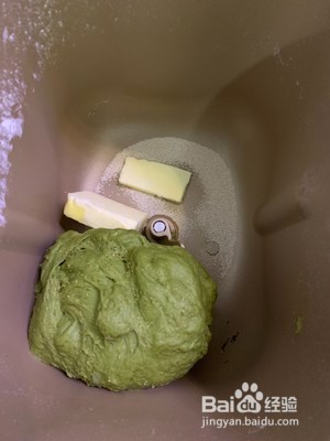 抹茶奶酪欧包的做法