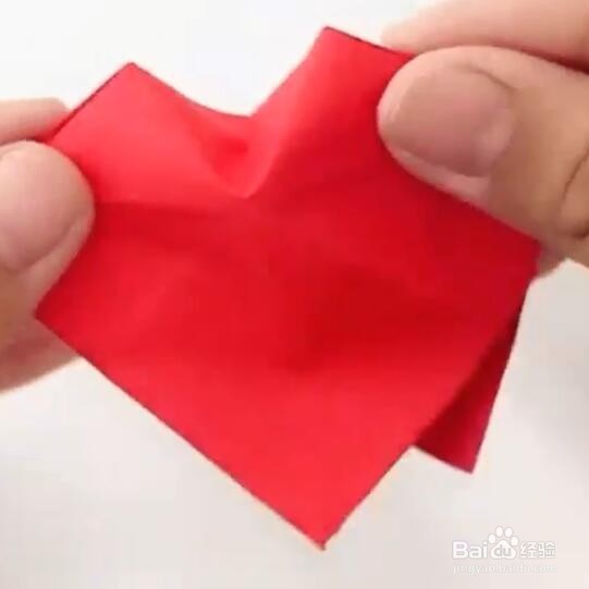 立体爱心模型的折纸艺术