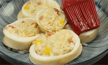 养生家常菜:酿鱿鱼筒做法