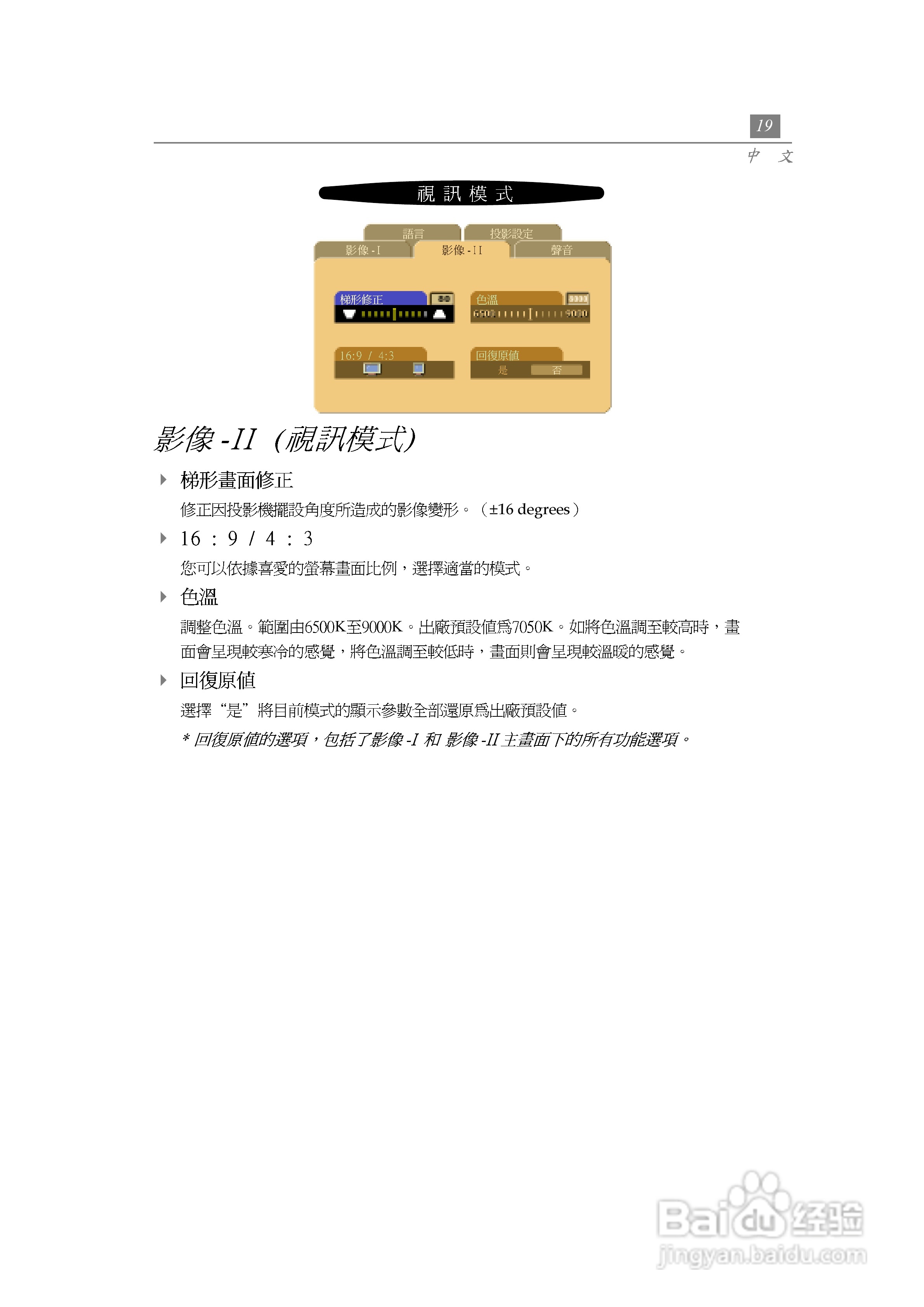 奥图玛投影机EP735型说明书:[2]