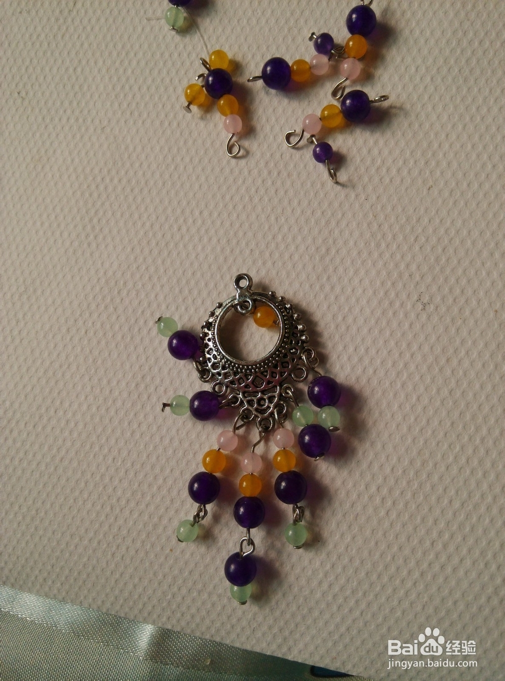 简单制作复古名族耳环